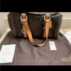 New Coach brown Bag